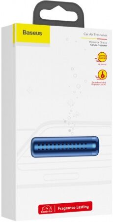 Ароматизатор BASEUS PDB03 Horizontal Chubby Car Air Freshener, синий - 2