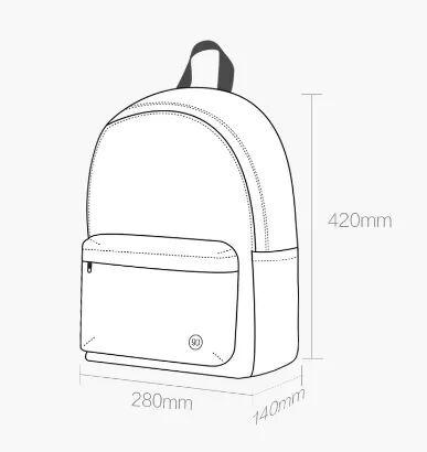 Рюкзак 90 Points Youth College Backpack (Red/Красный) - 4