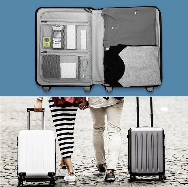 Чемодан Mi Trolley 90 points Suitcase 20 LXX02RM (White) - 2