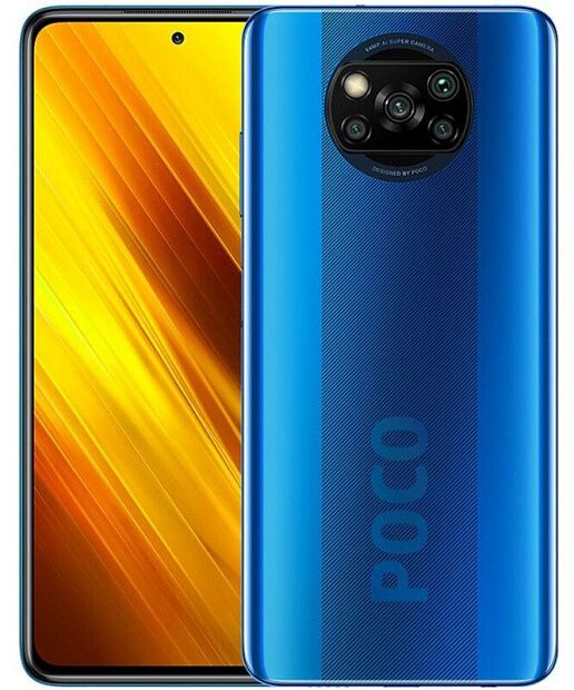 Смартфон POCO X3 8/128GB, blue - 1
