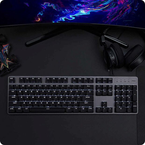 Комплект клавиатура и мышь Xiaomi MIIW Gaming (Black) - 2