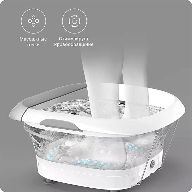 Xiaomi Leravan Folding Foot Bath (Grey) - 3