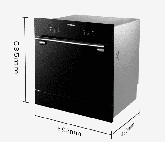 Посудомоечная машина Qcooker 8 Sets Internet Smart Dishwasher (Black/Черный) - 2
