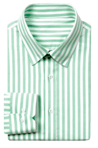Рубашка с длинным рукавом Xiaomi iFDU Premium Custom Soft Breathable Striped Shirt (Green/Зеленый) 