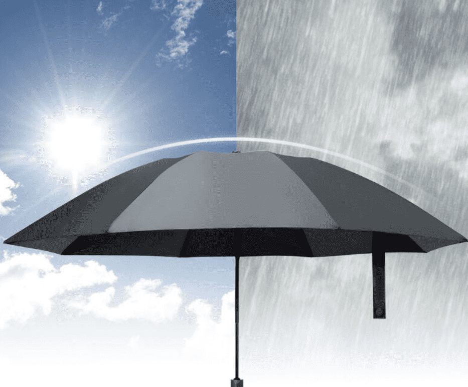 Защита от ультрафиолета зонта Yougi UREVO Quanneng Big Start-Rain Umbrella