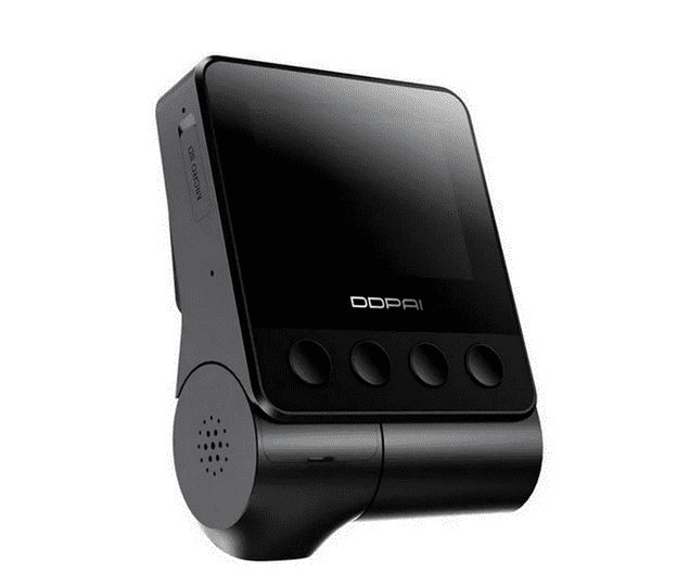 Кнопки управления на корпусе видеорегистратора Xiaomi DDPai Z40 GPS