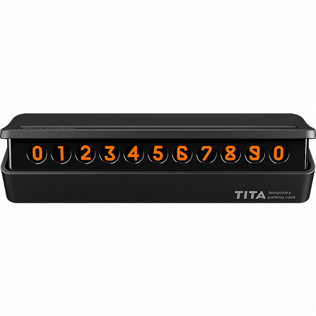 Временная карта парковки TITA Temporary Parking Card (Black/Черный) - 1
