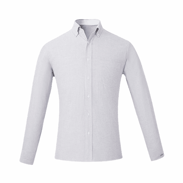 Xiaomi Matchu Code Still Smart Custom Casual Oxford Shirt (Grey) 