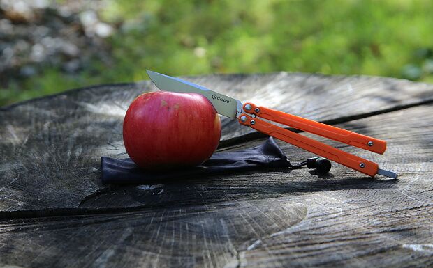 Нож-бабочка Ganzo G766-OR, оранжевый - 1