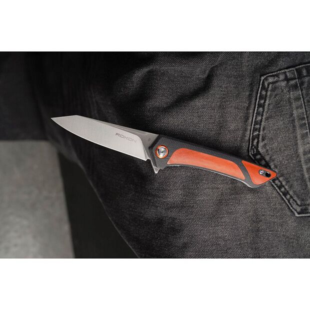 Нож складной Roxon K2, сталь D2, оранжевый, K2-D2-OR - 3
