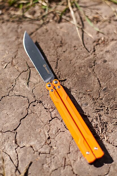Нож-бабочка Ganzo G766-OR, оранжевый - 7